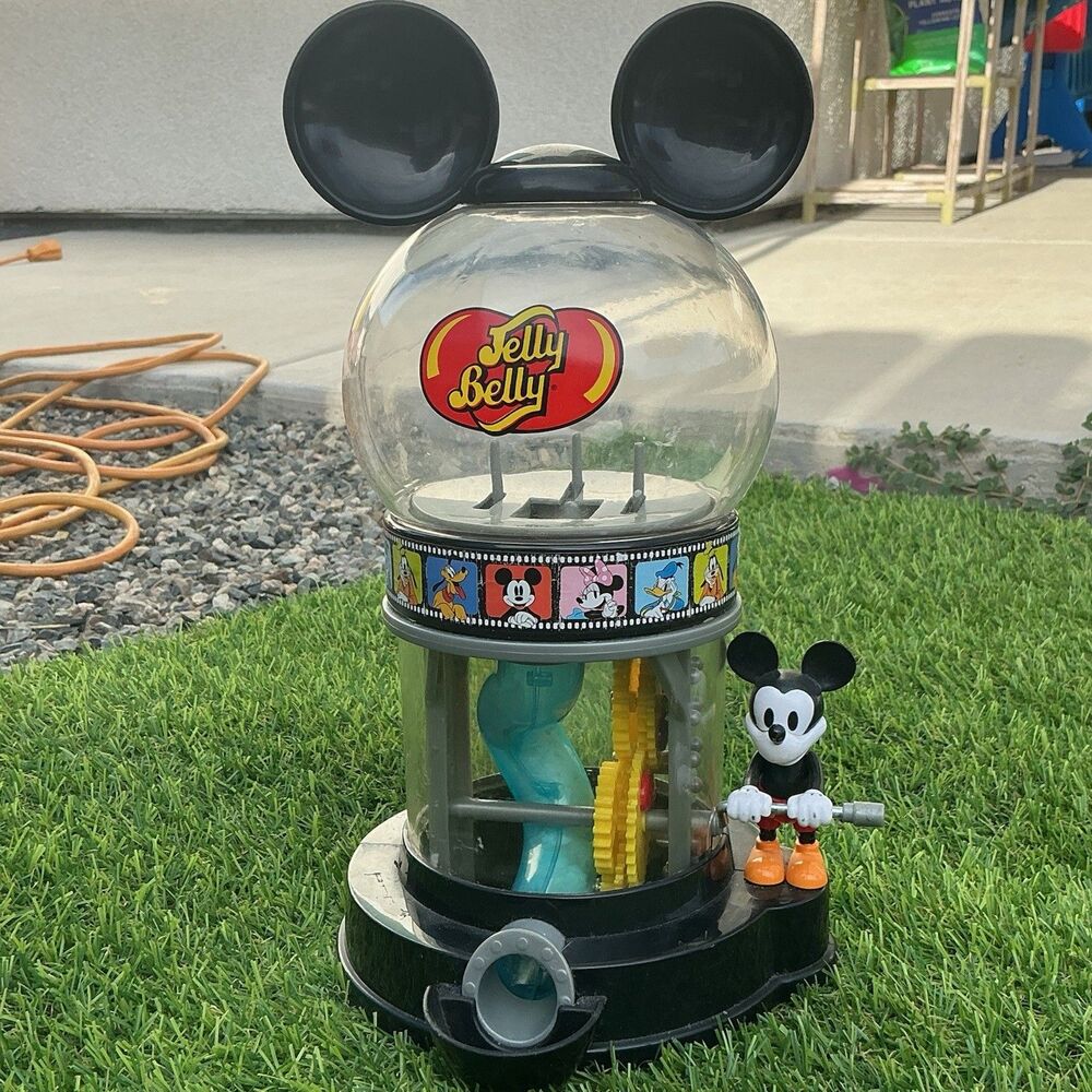 2015 Jelly Belly Disney Mickey Mouse Candy Dispenser Bean Machine 9.5”